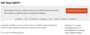 WP SMTP Mail